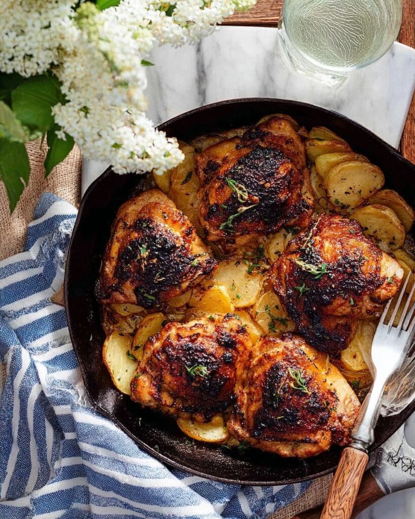 Rotisserie Flavored Chicken and Potato Bake Recipe