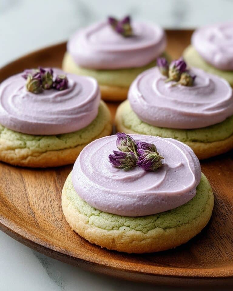 Dreamy Matcha Lavender Sugar Cookies Recipe
