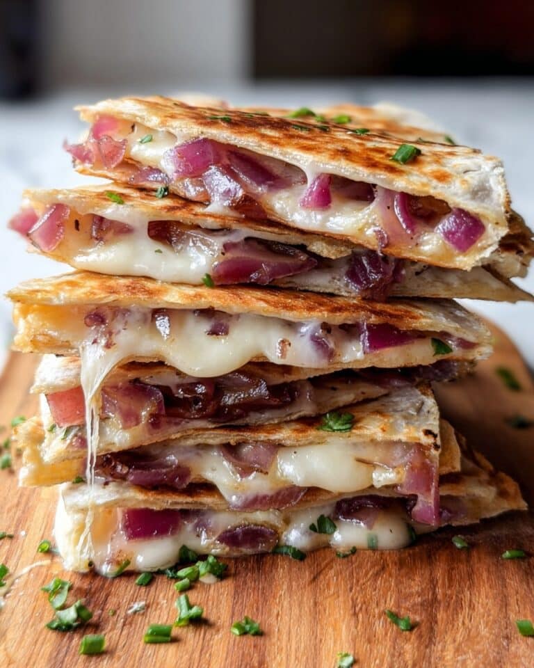 Gözleme with Caramelized Onion and Goat’s Cheese Recipe