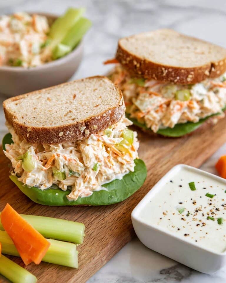 Buffalo Chicken Salad Sandwiches Recipe