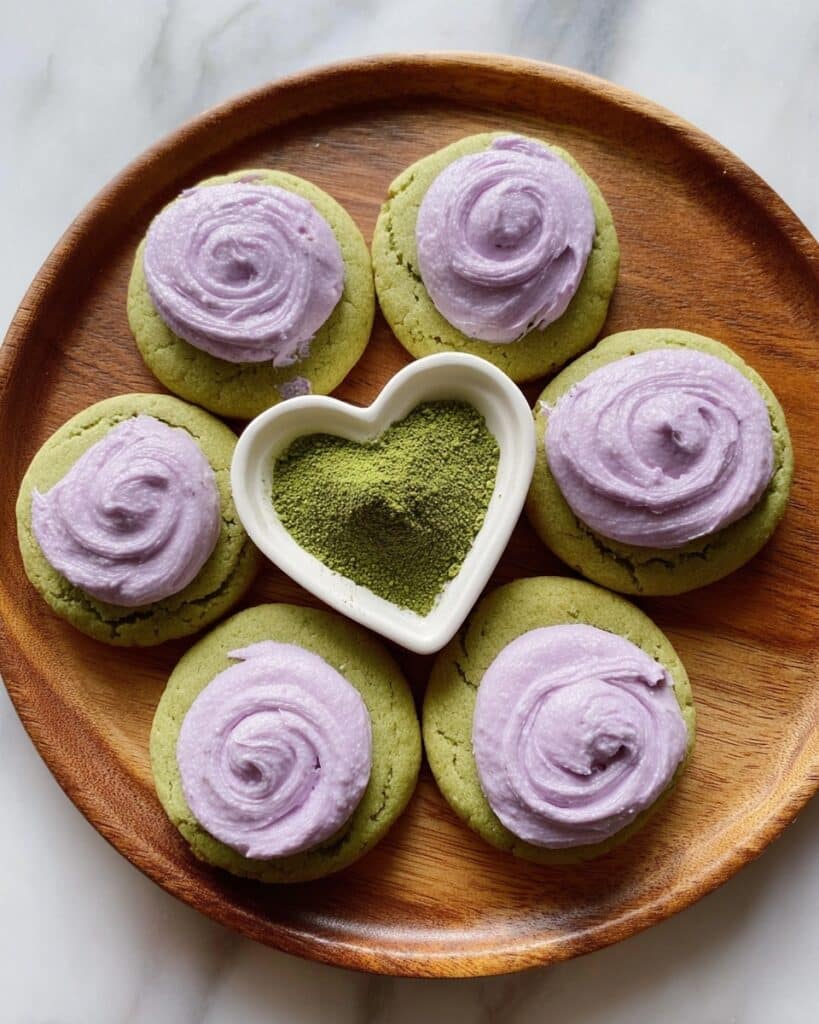 Matcha Lavender Sugar Cookies Recipe