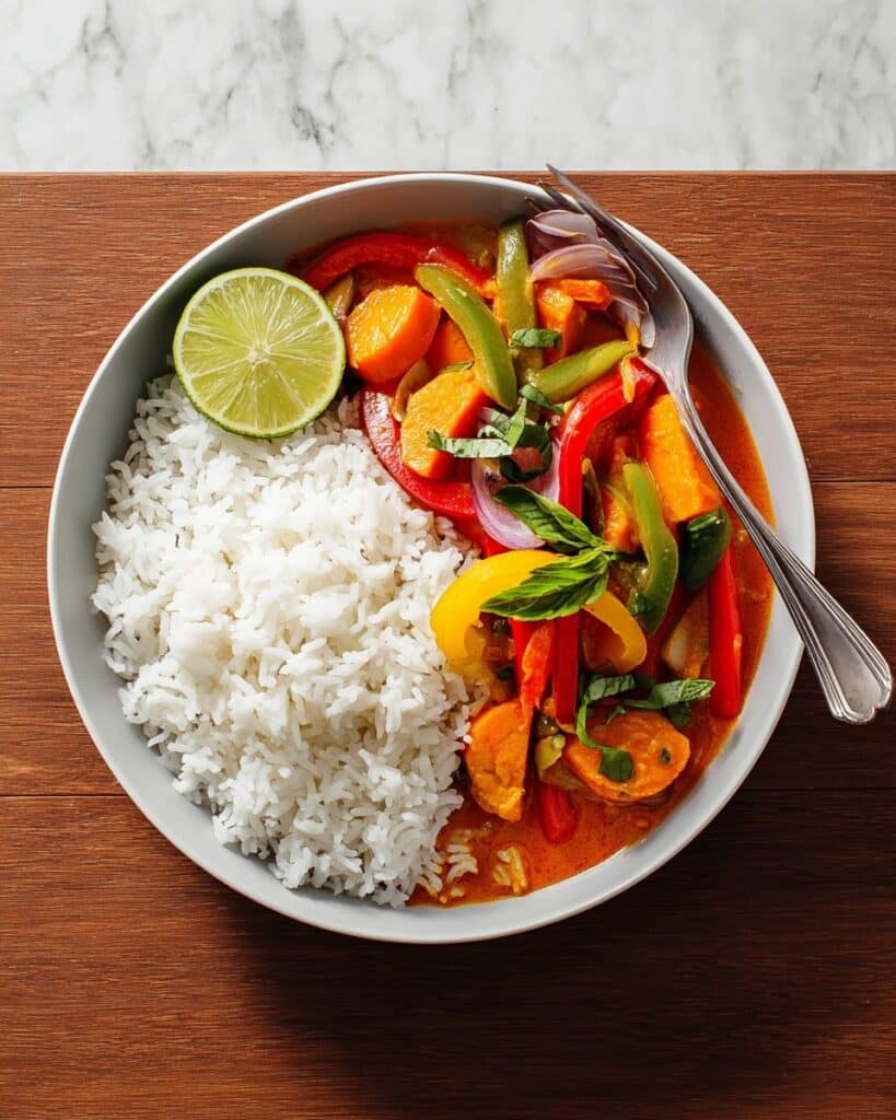 Pumpkin Curry with Thai Red Curry Paste and Coconut Milk Recipe