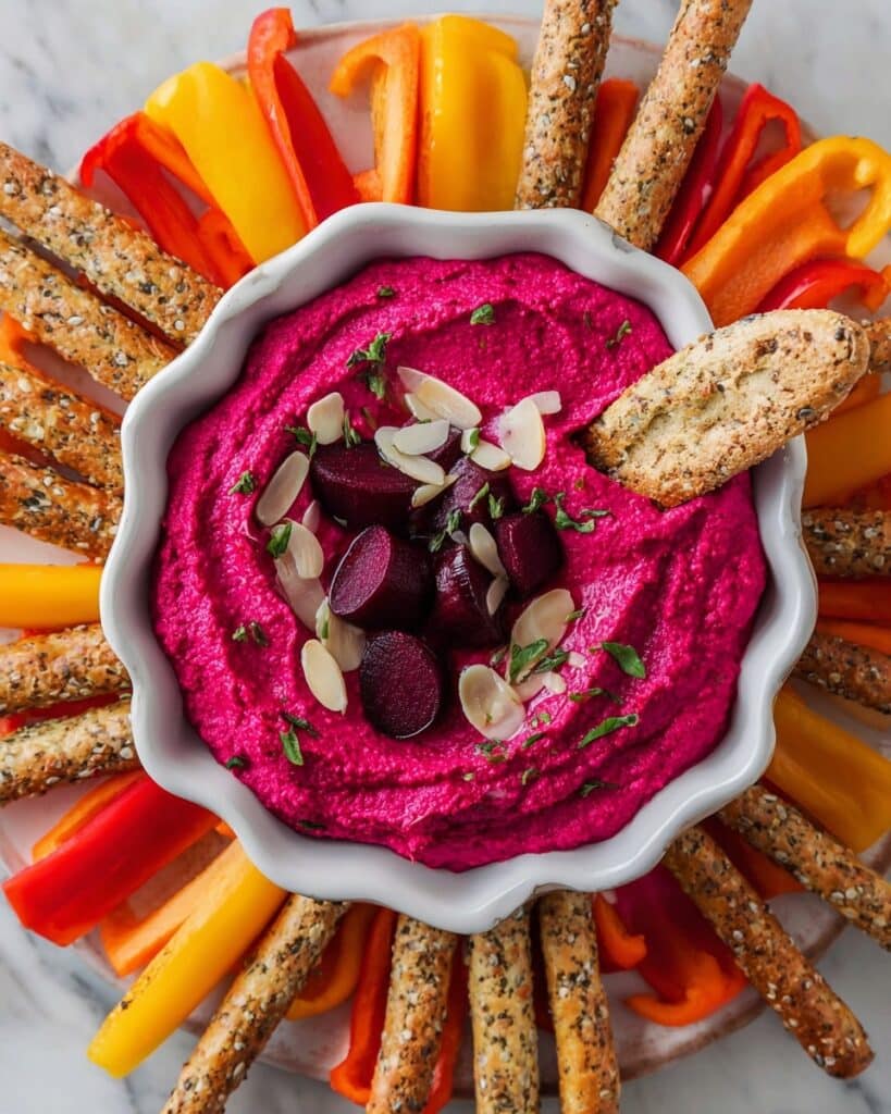 Fresh Beet Hummus Recipe
