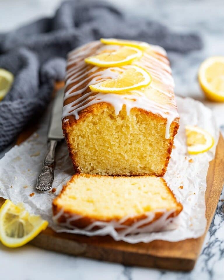 Keto Lemon Loaf with Lemon Glaze Recipe