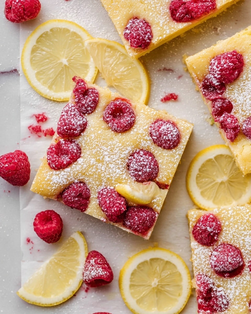 Zesty Raspberry Lemon Bars (Gluten-Free) Recipe