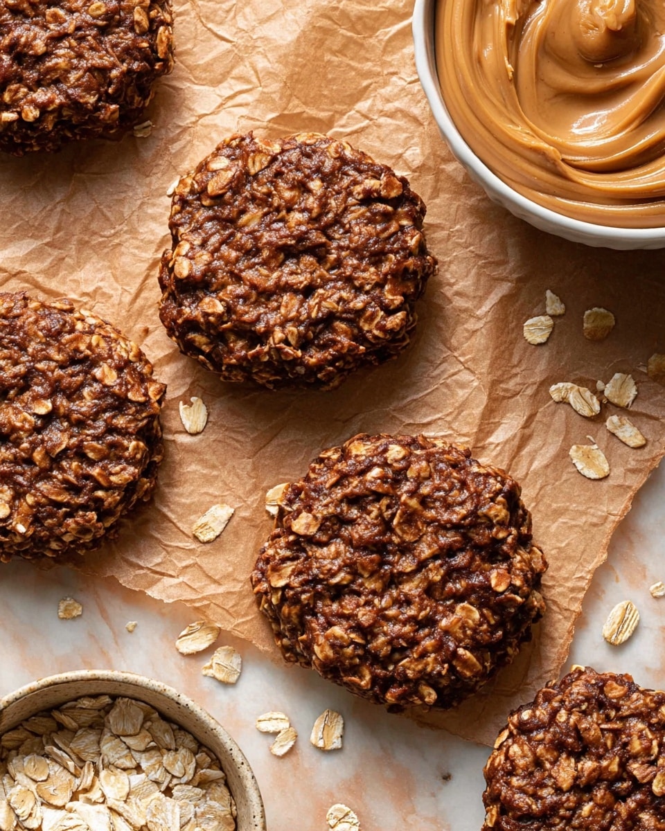 No Bake Chocolate Peanut Butter Protein Cookies Recipe
