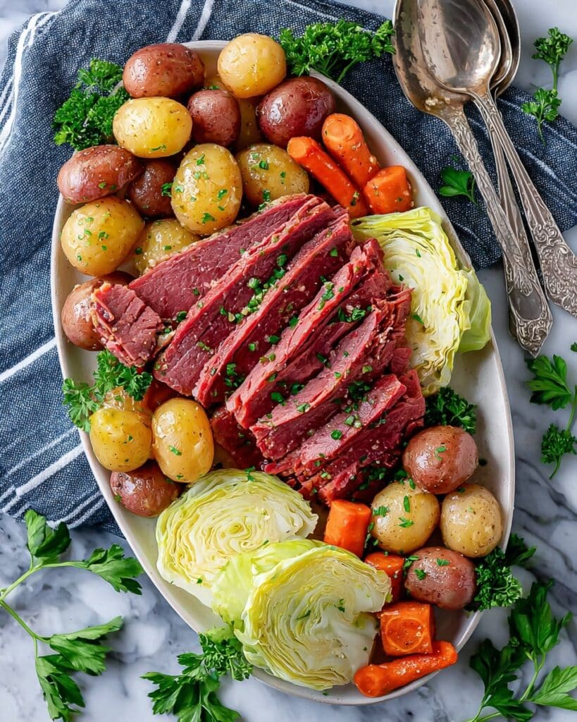Slow Cooker Corned Beef and Cabbage Recipe