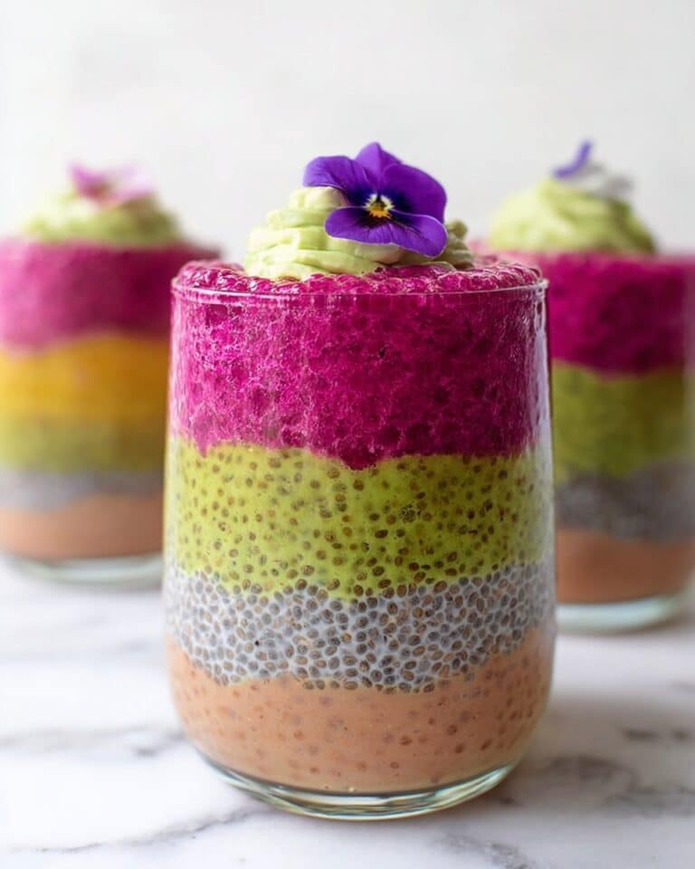 Rainbow Chia Seed Breakfast Pudding Recipe
