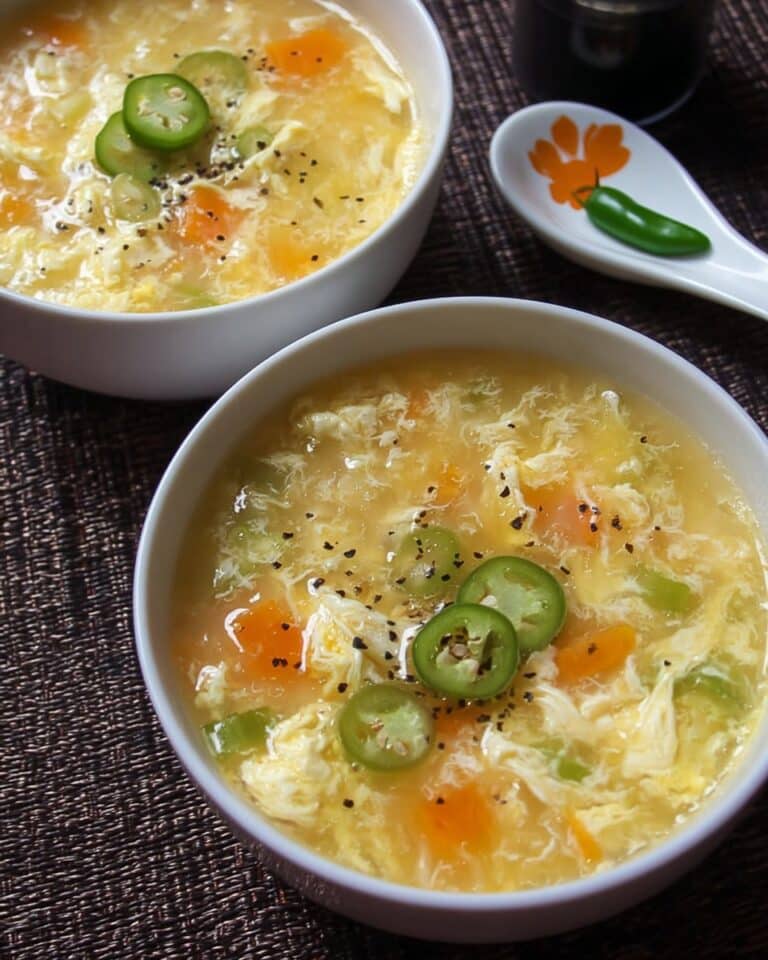 Sweet Corn Egg Drop Soup Recipe