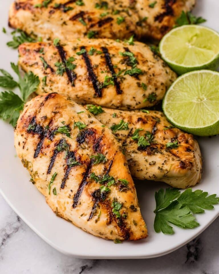 Key West Chicken with Cilantro Lime Rice and Mango Salsa Recipe