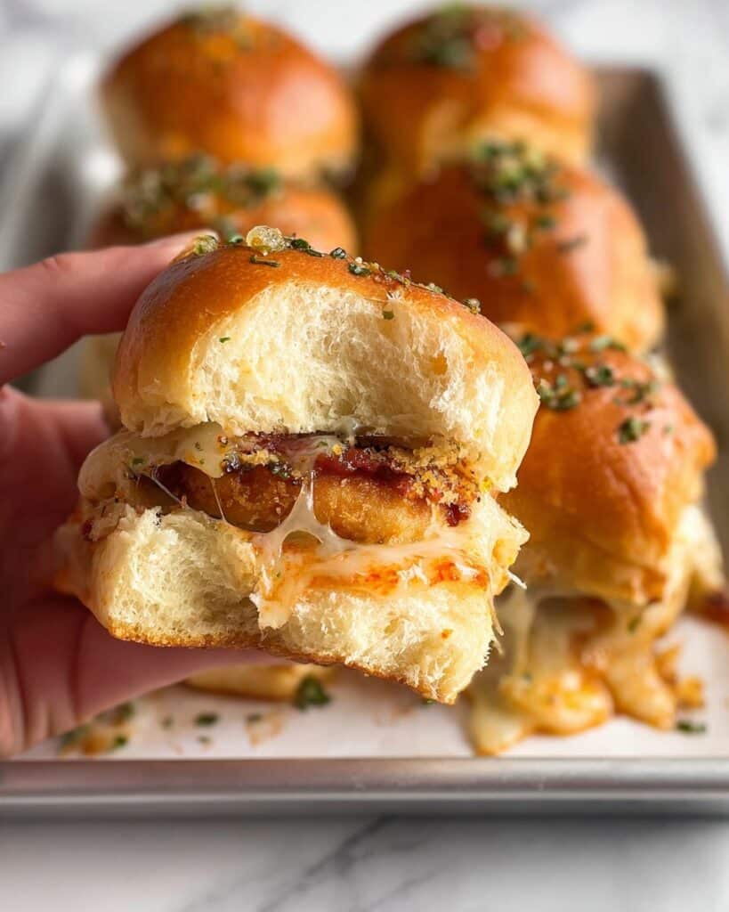 Blackened Chicken Alfredo Sliders Recipe