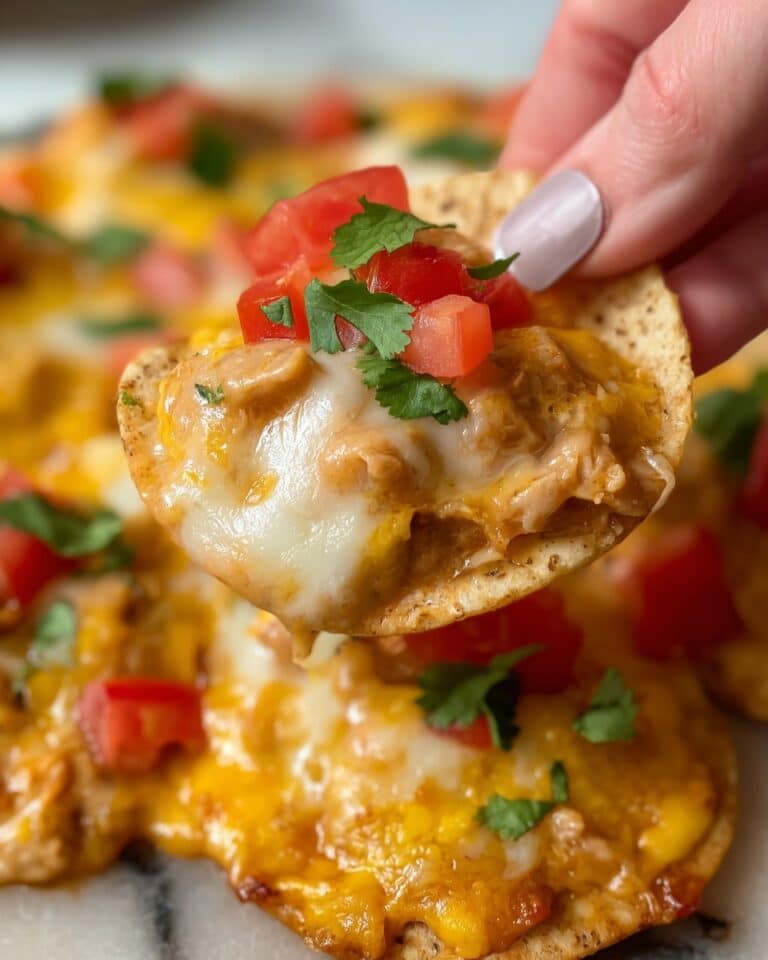 Cheesy Refried Bean Dip Recipe
