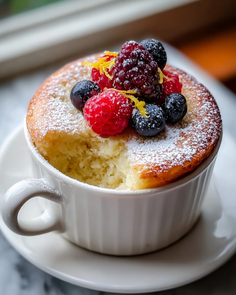 A white cup filled with two visible layers: the bottom layer is soft and crumbly pale yellow cornbread, and the top layer is a golden-brown caramelized sugar crust with a slightly burnt texture. A silver spoon lifts a portion showing both the crumbly cornbread and the shiny, sticky caramel syrup dripping down from the crisp top layer. The cup handle is on the right side, and the background has a warm, blurred look with a hint of a white marbled texture. Photo taken with an iphone --ar 4:5 --v 7