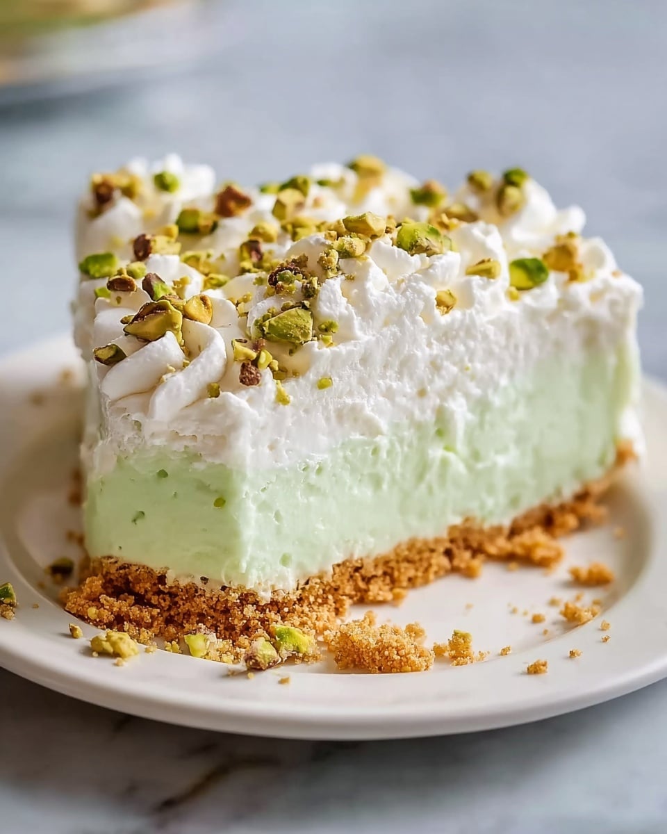 Easy No Bake Pistachio Cream Pie Recipe