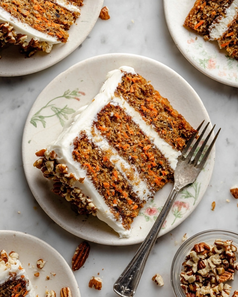 A two-layer round cake sits on a white marble cake stand with a wooden base, placed on a white marbled texture surface. The cake is frosted with a light cream color in a semi-naked style, where some of the dark brown cake layer peeks through the frosting. The top layer has a small pile of chopped nuts in the center, with white daisies placed around the base of the cake and one next to the nuts on top. Photo taken with an iphone --ar 4:5 --v 7