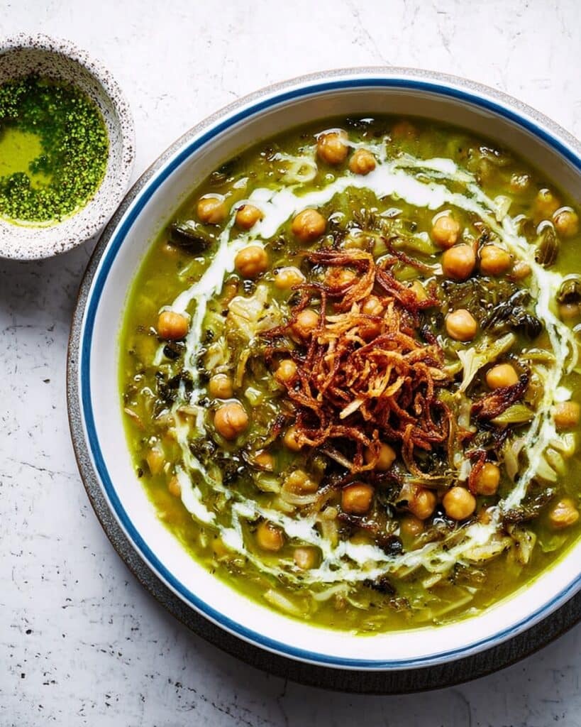 Ash Reshteh (Persian Greens, Bean and Noodle Soup) Recipe