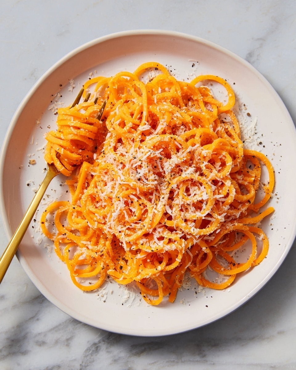 Cacio E Pepe Sweet Potato Noodles Recipe