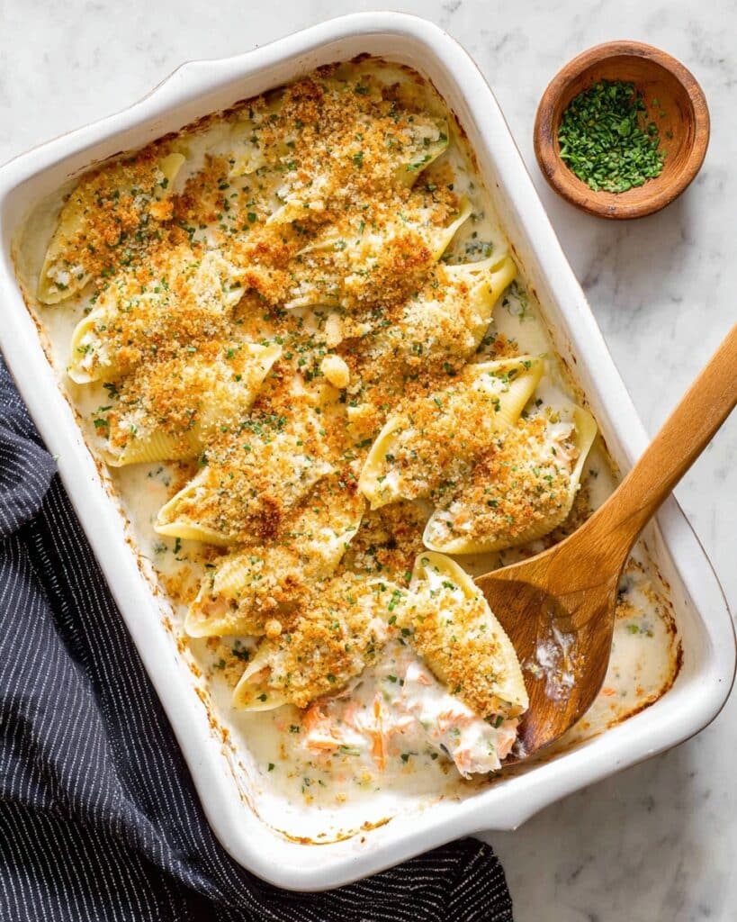Seafood Stuffed Shells Recipe