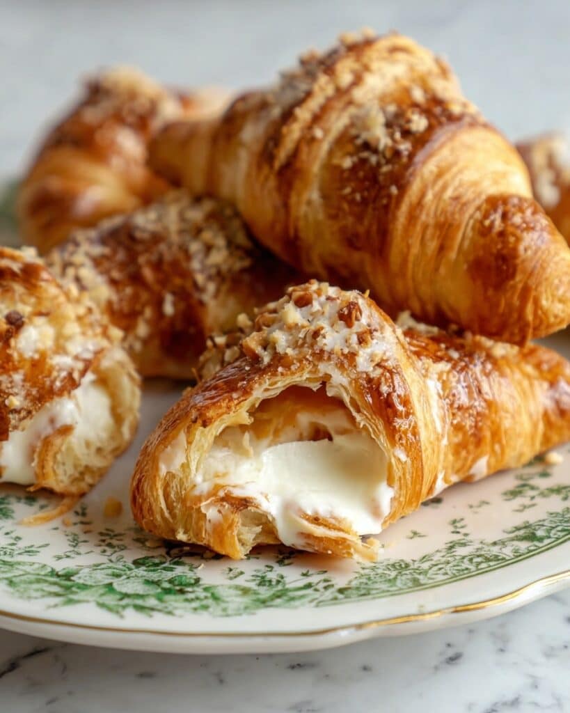 Fig Brie Stuffed Croissants Recipe