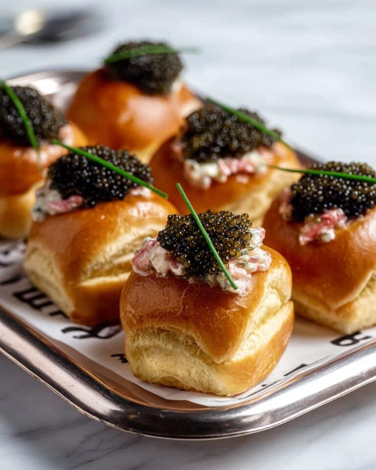 Lobster Rolls with Celery Remoulade and Caviar Recipe
