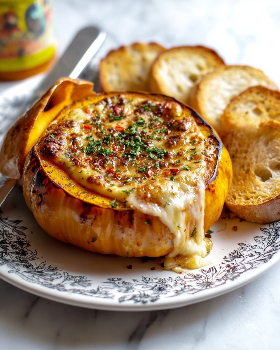Pumpkin Baked Brie with Honey and Spices Recipe