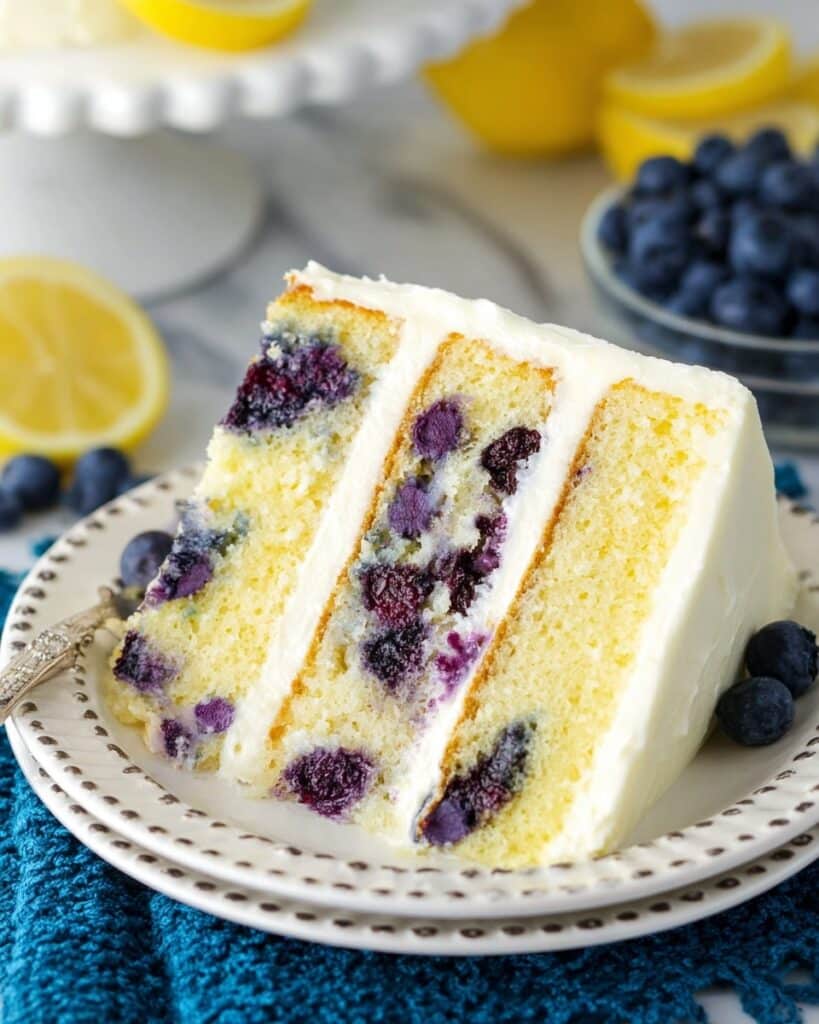 Lemon Blueberry Cake Recipe