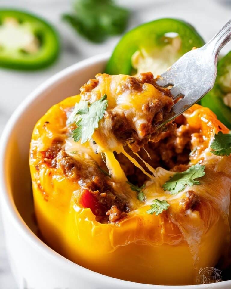 Ground Turkey Stuffed Peppers Recipe