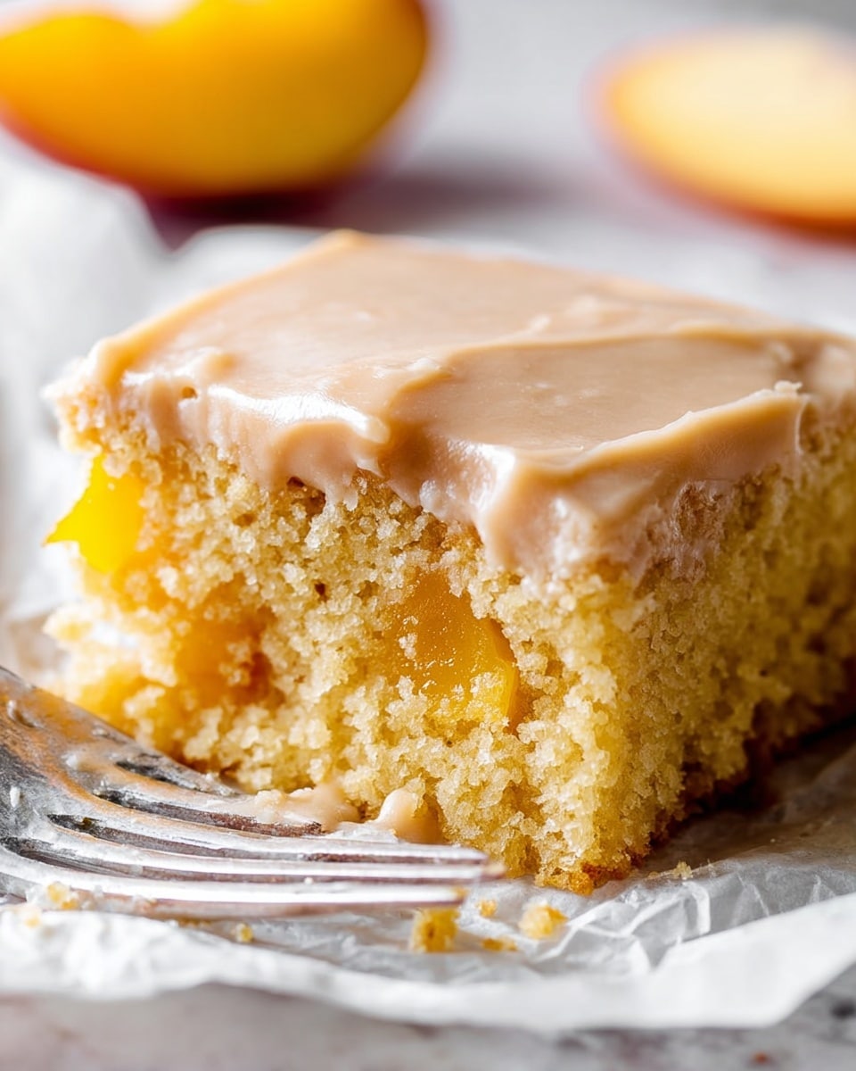 Brown Sugar Peach Cake Recipe