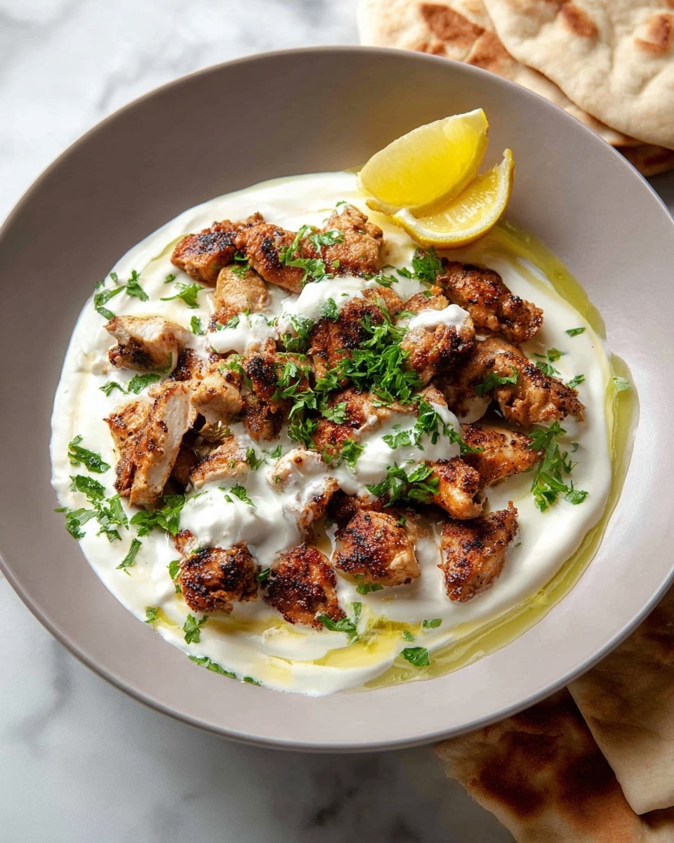 Lebanese Lemon Garlic Chicken - Al Aseel Copycat Recipe - Recipe Image