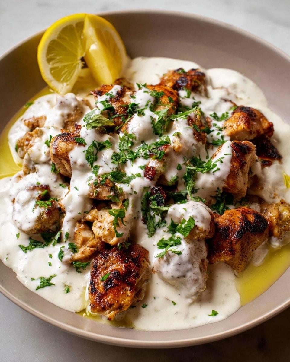 Lebanese Lemon Garlic Chicken - Al Aseel Copycat Recipe - Recipe Image