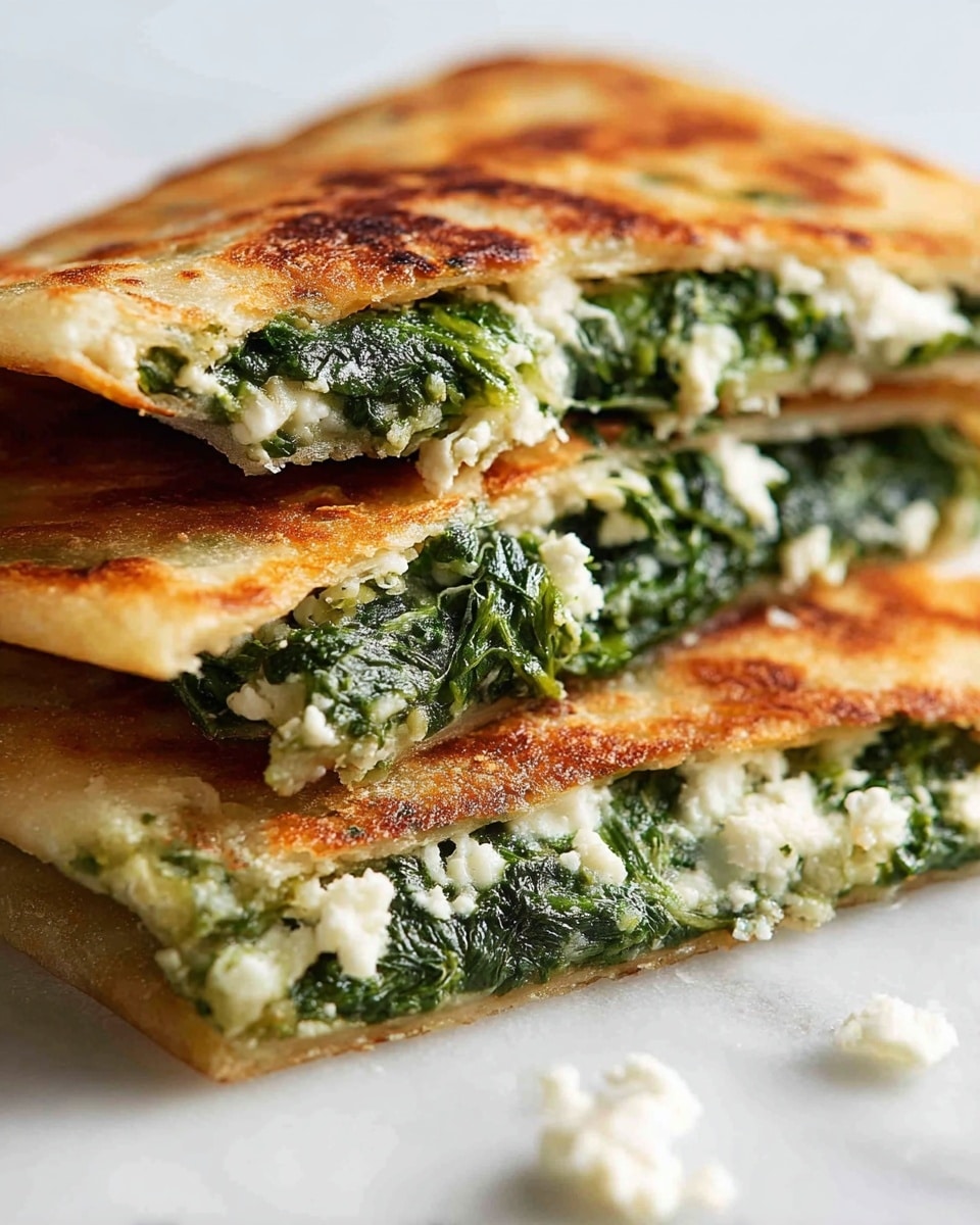 Gozleme with Spinach, Feta, and Beef or Lamb Filling Recipe - Recipe Image