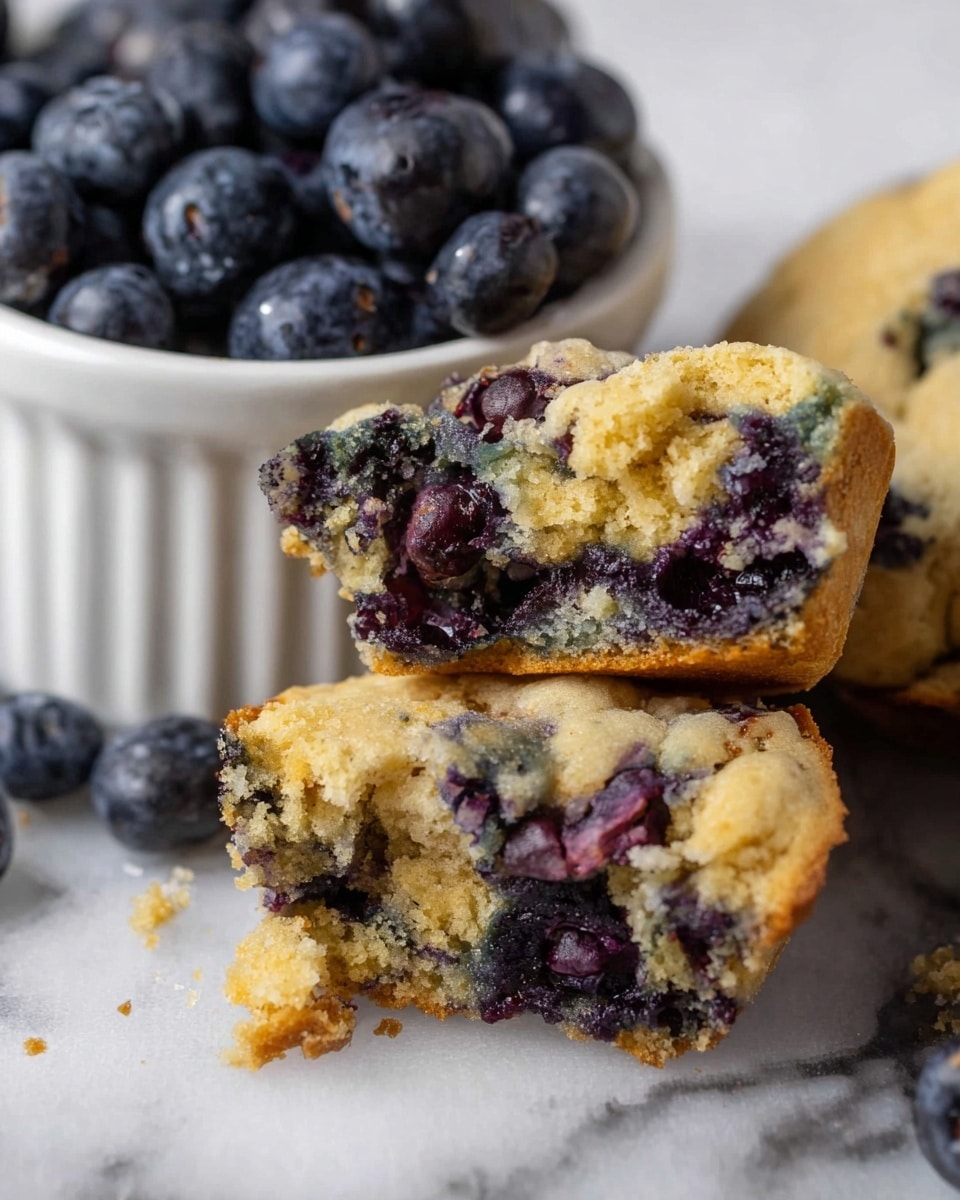 Blueberry Muffin Cookies - Crumbl Copycat Recipe - Recipe Image