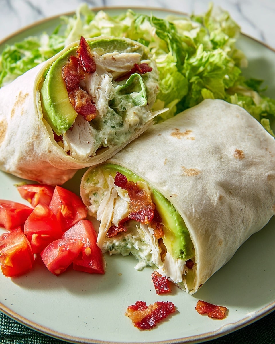 Chicken Club Egg White Wrap Recipe