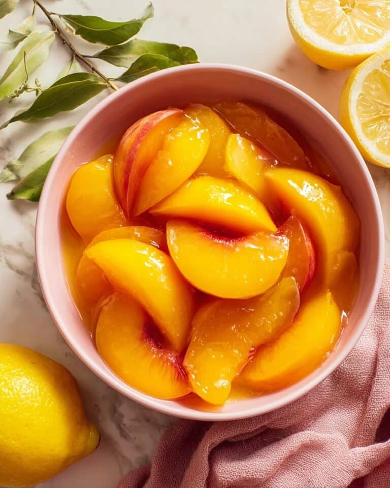 Homemade Peach Pie Filling Recipe