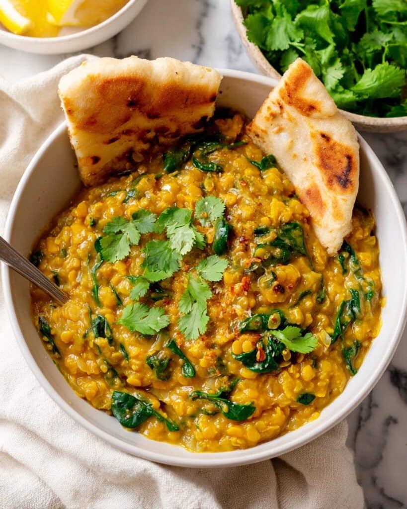 Spinach Lentil Curry Recipe