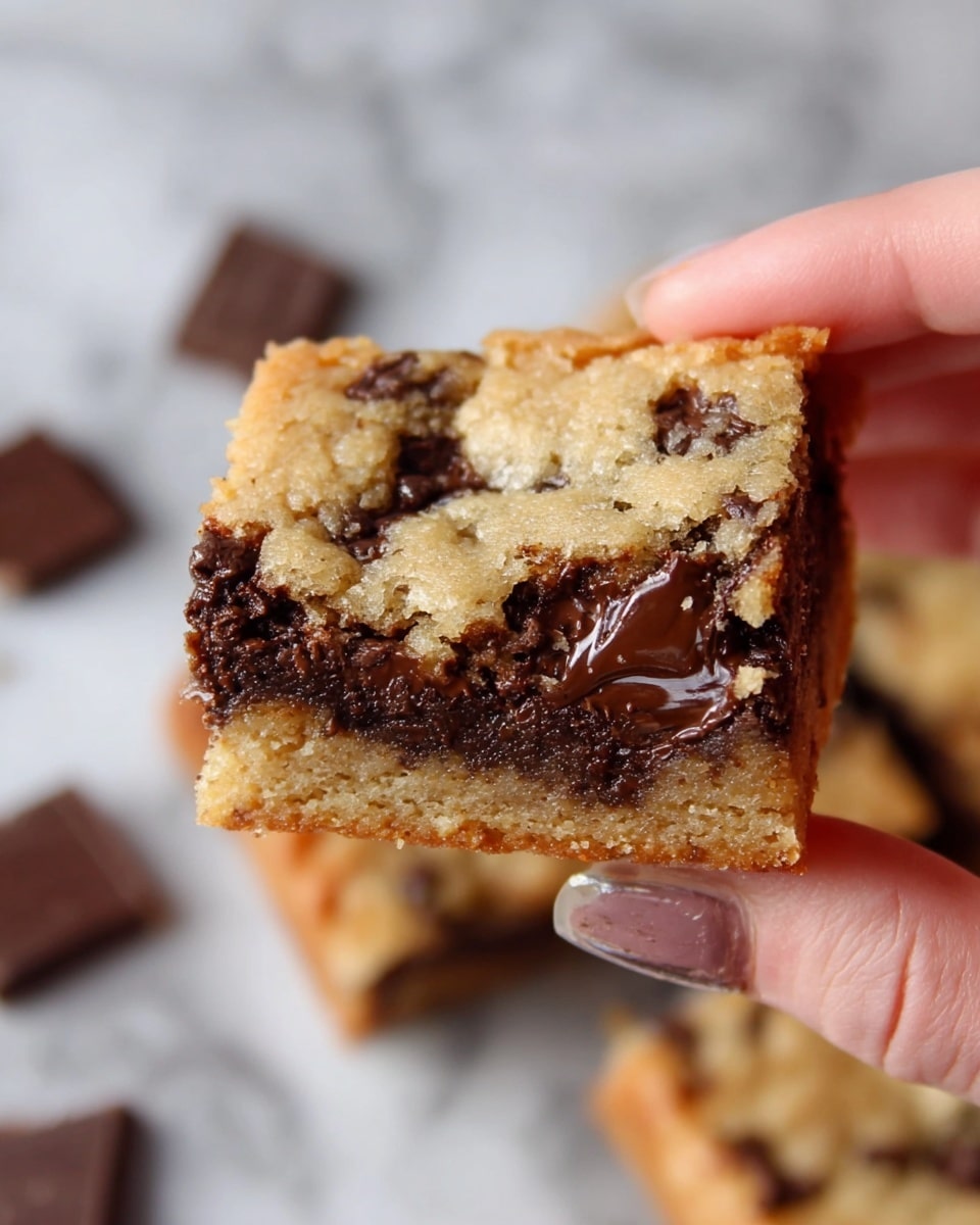 Small Batch Chocolate Chip Cookie Bars in Loaf Pan Recipe