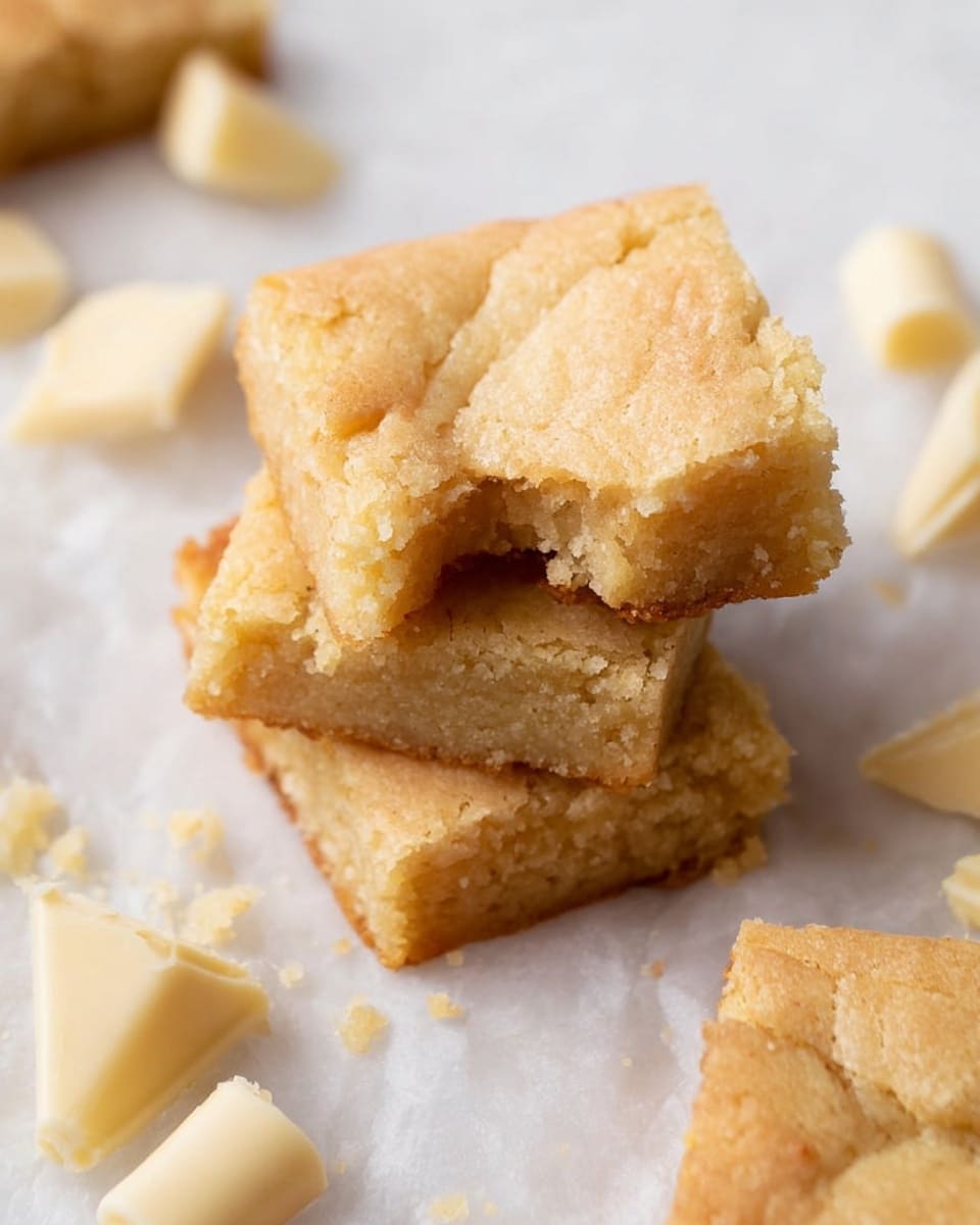 White Chocolate Brownies Recipe - Recipe Image