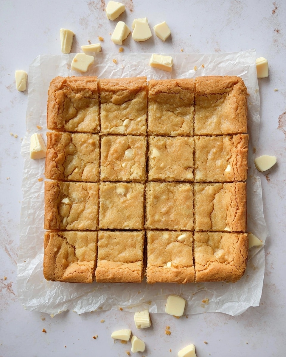 White Chocolate Brownies Recipe - Recipe Image