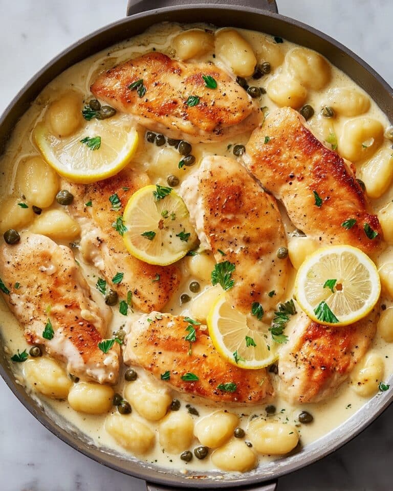 Creamy Chicken Piccata with Gnocchi Recipe