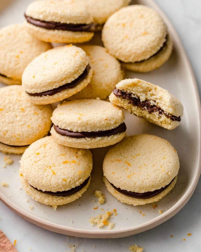 Chocolate Orange Sandwich Cookies Recipe