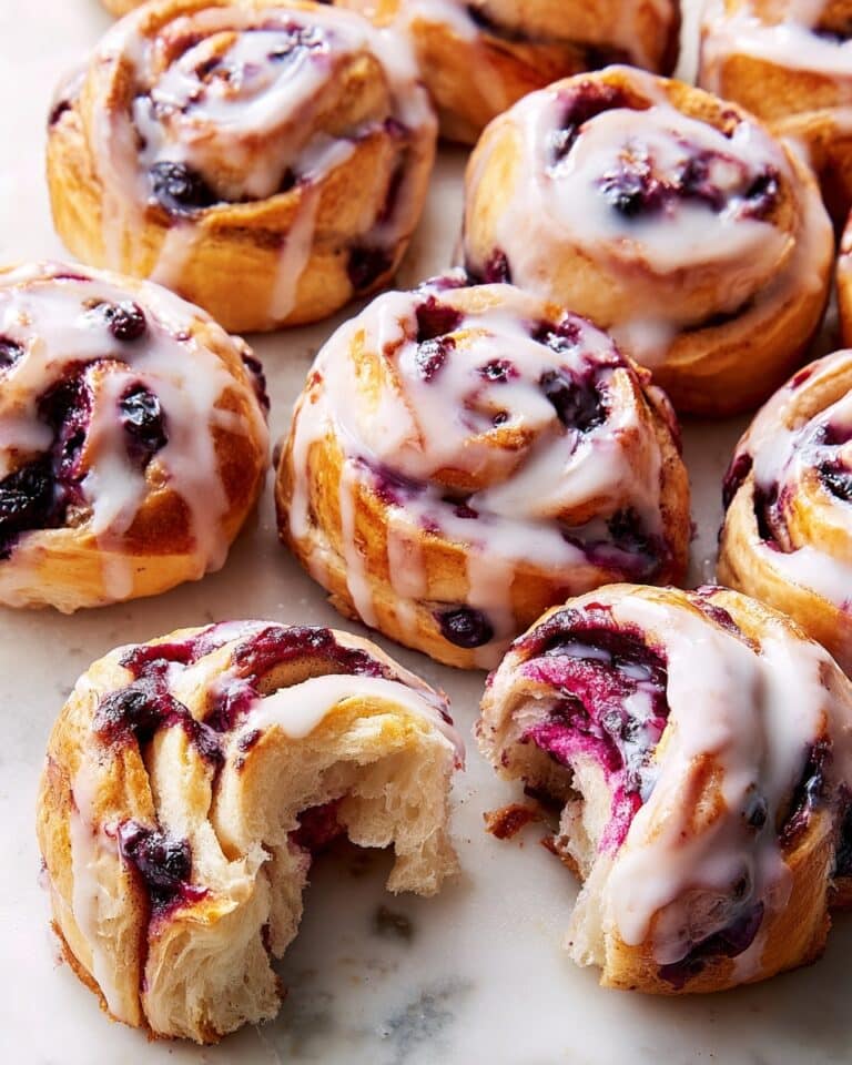 Knotted Lemon-Blueberry Rolls Recipe