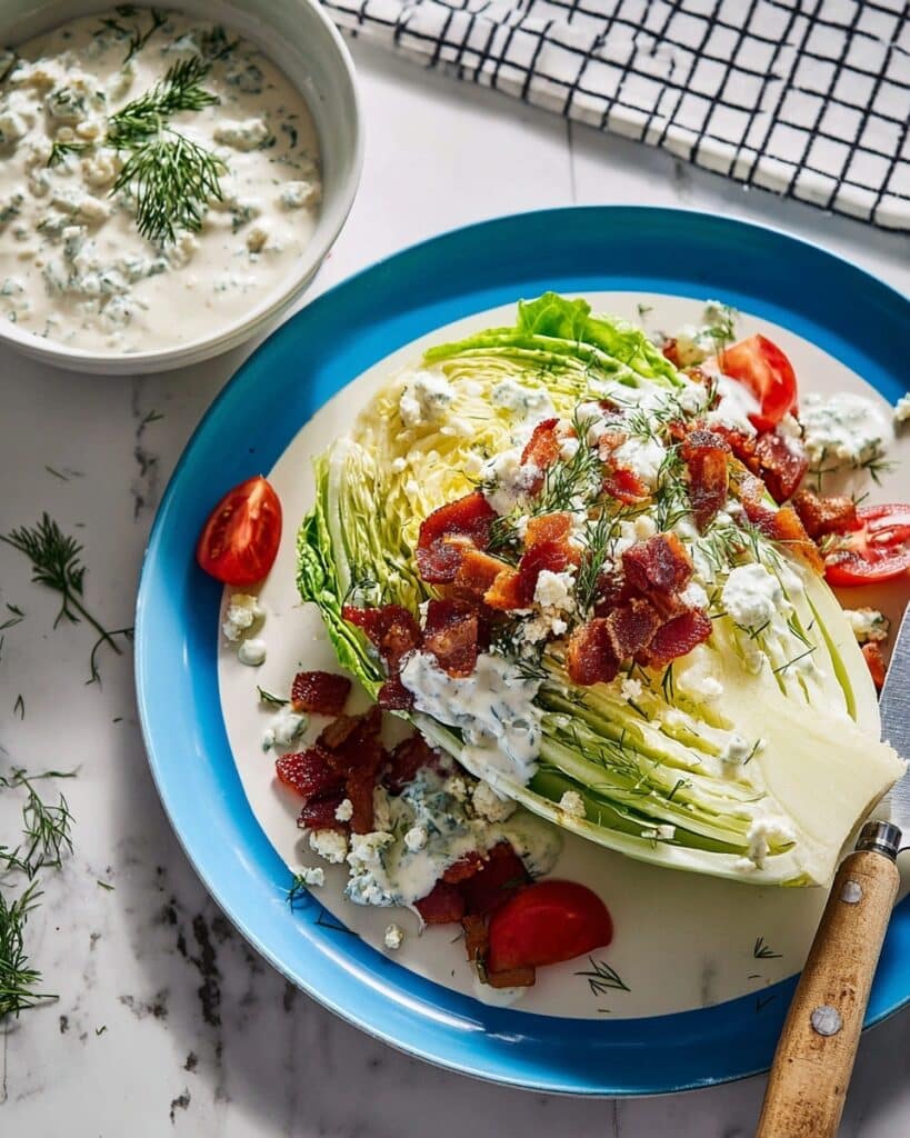 Garlic Herb Wedge Salad Recipe