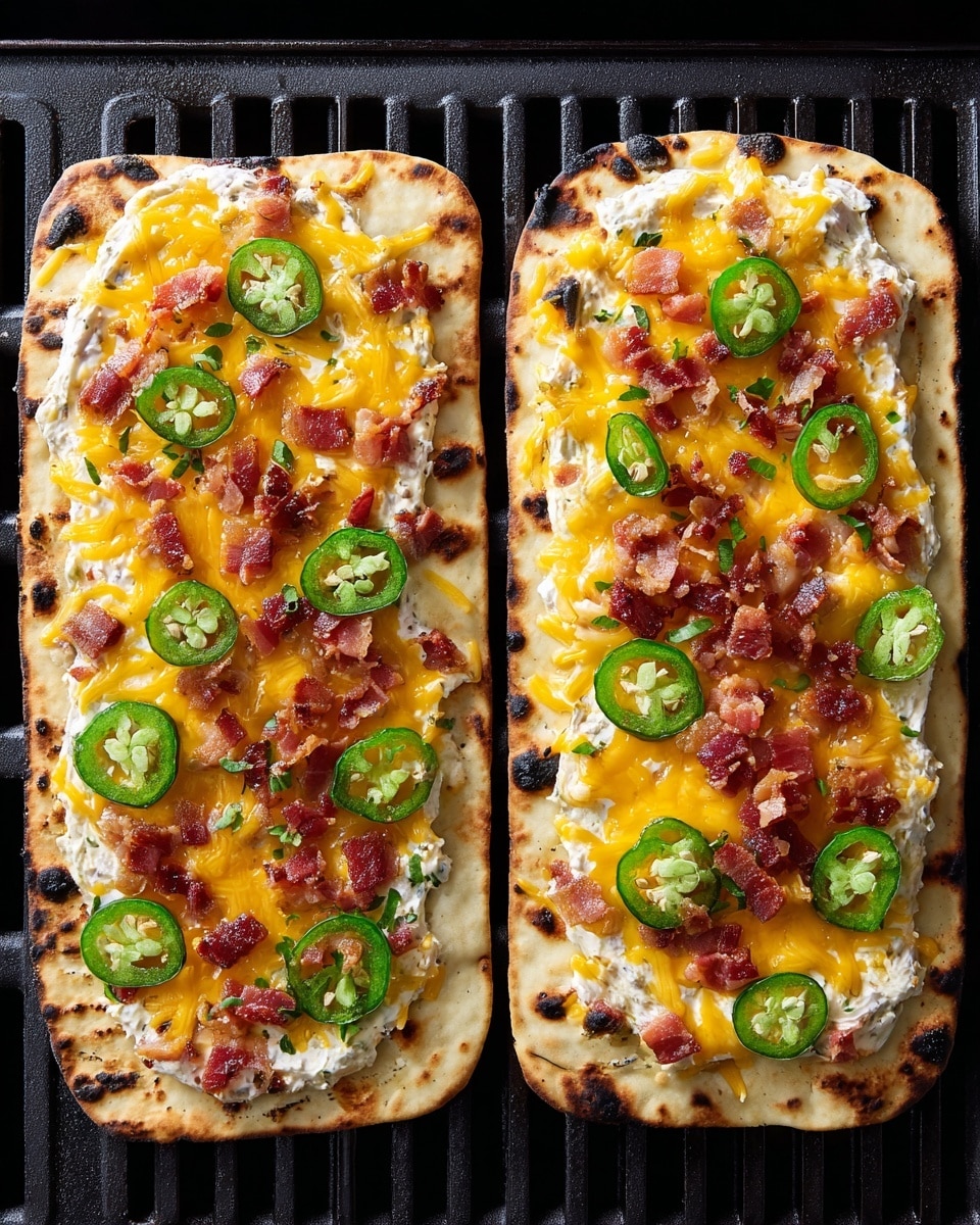 Grilled Jalapeño Popper Flatbread Recipe