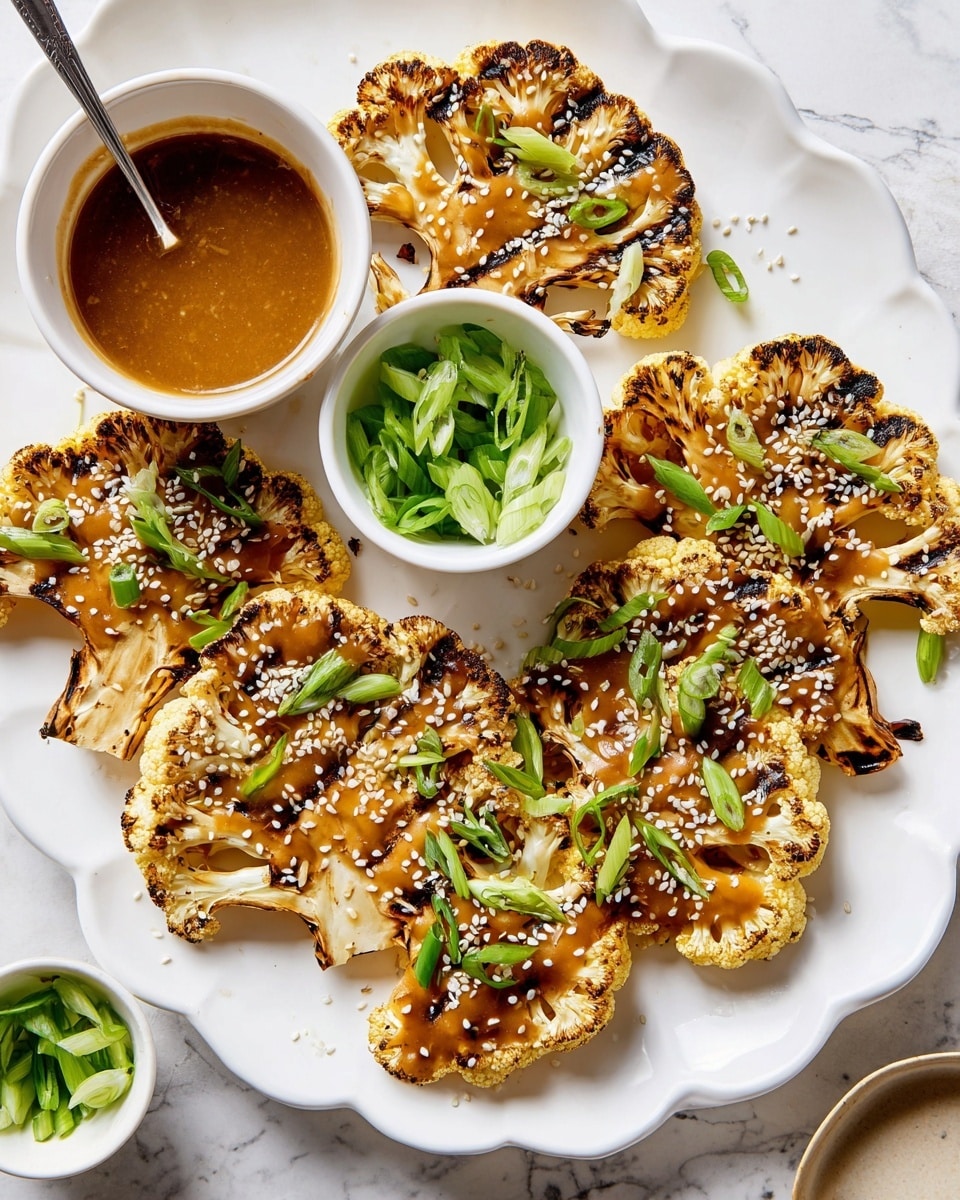 Grilled Teriyaki Cauliflower Steaks Recipe