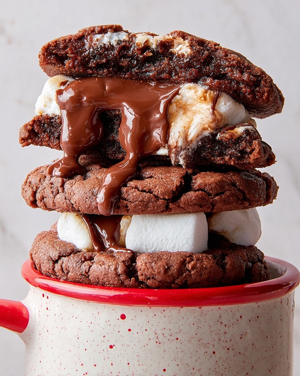Marshmallow Hot Cocoa Cookies Recipe