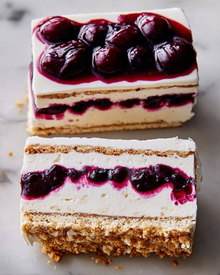 Blueberry Cheesecake Icebox Cake Recipe