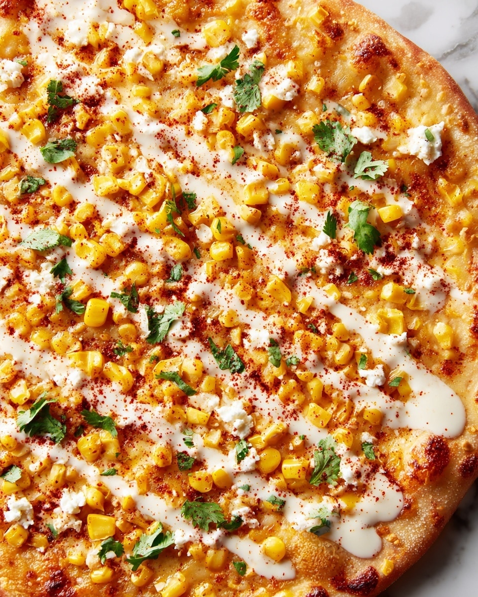 Mexican Street Corn Flatbread Recipe