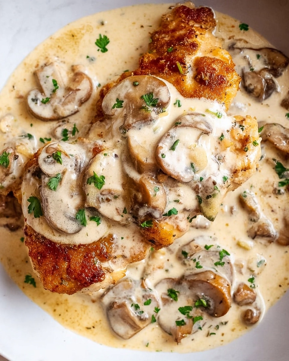 Chicken with Creamy Mushroom Sauce Recipe