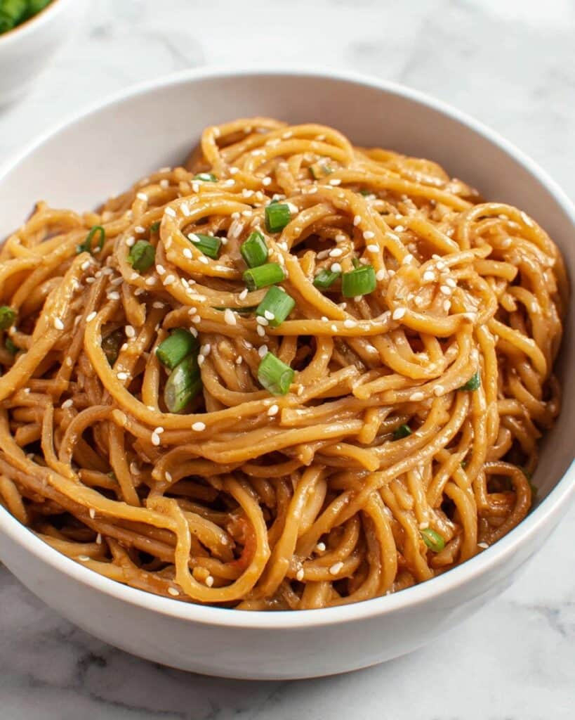 Garlic Sesame Noodles Recipe