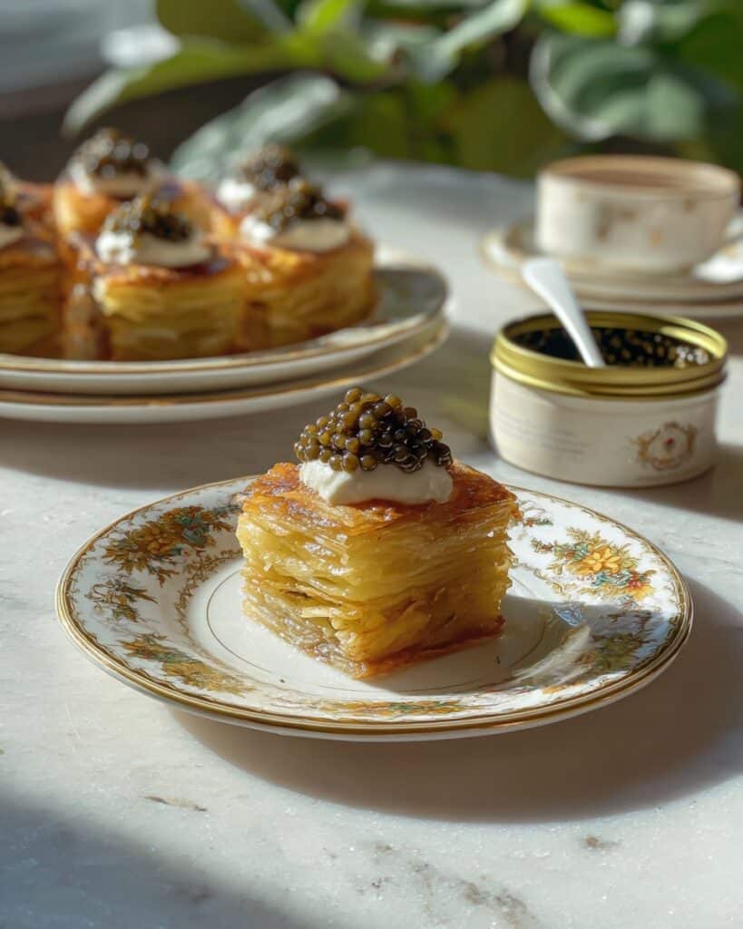 Cheesy Potato Gratin Stacks Recipe